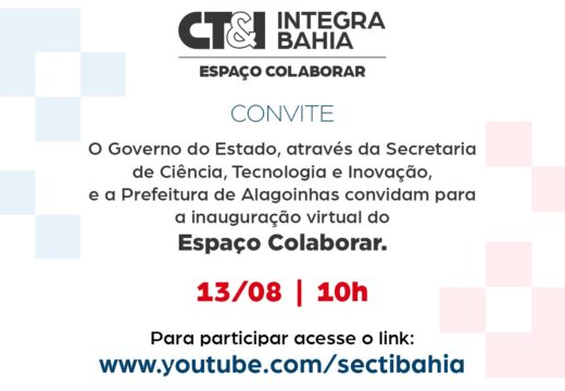 Espaço de coworking público será inaugurado nesta quinta-feira (13), em Alagoinhas, com transmissão ao vivo