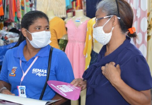 21 Dias de Ativismo: Panfletagem alerta sobre o enfrentamento à violência contra a mulher