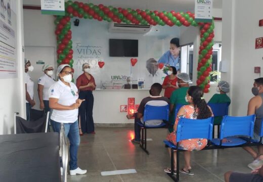 UPA de Alagoinhas promove palestras sobre Dezembro Vermelho, mês dedicado à luta contra a Aids
