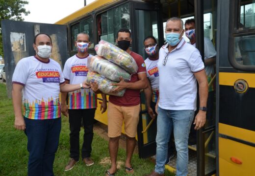 Entrega de cestas básicas aos 13 mil estudantes da Rede Municipal de Ensino reinicia-se na segunda-feira (19)