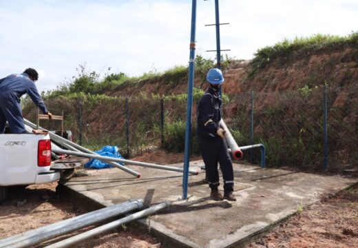 Visando maior eficiência na captação de água, SAAE realiza manutenção no sistema que atende ao Residencial Urupiara