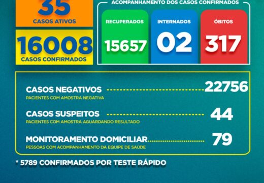 Boletim Covid-19: confira a atualização deste domingo (29)