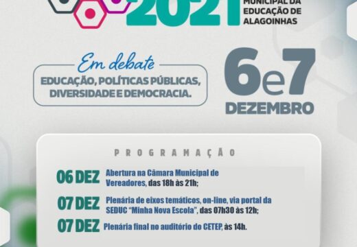 Prefeitura de Alagoinhas vai realizar a 4ª Conferência Municipal da Educação; inscrições vão até sexta (03)