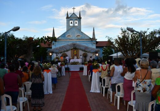 Missa campal e procissão marcam o encerramento dos festejos de Nossa Senhora da Guia, padroeira do distrito de Riacho da Guia