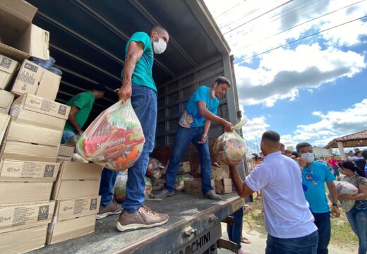 SEMAS entrega mais 1200 cestas básicas para famílias em vulnerabilidade
