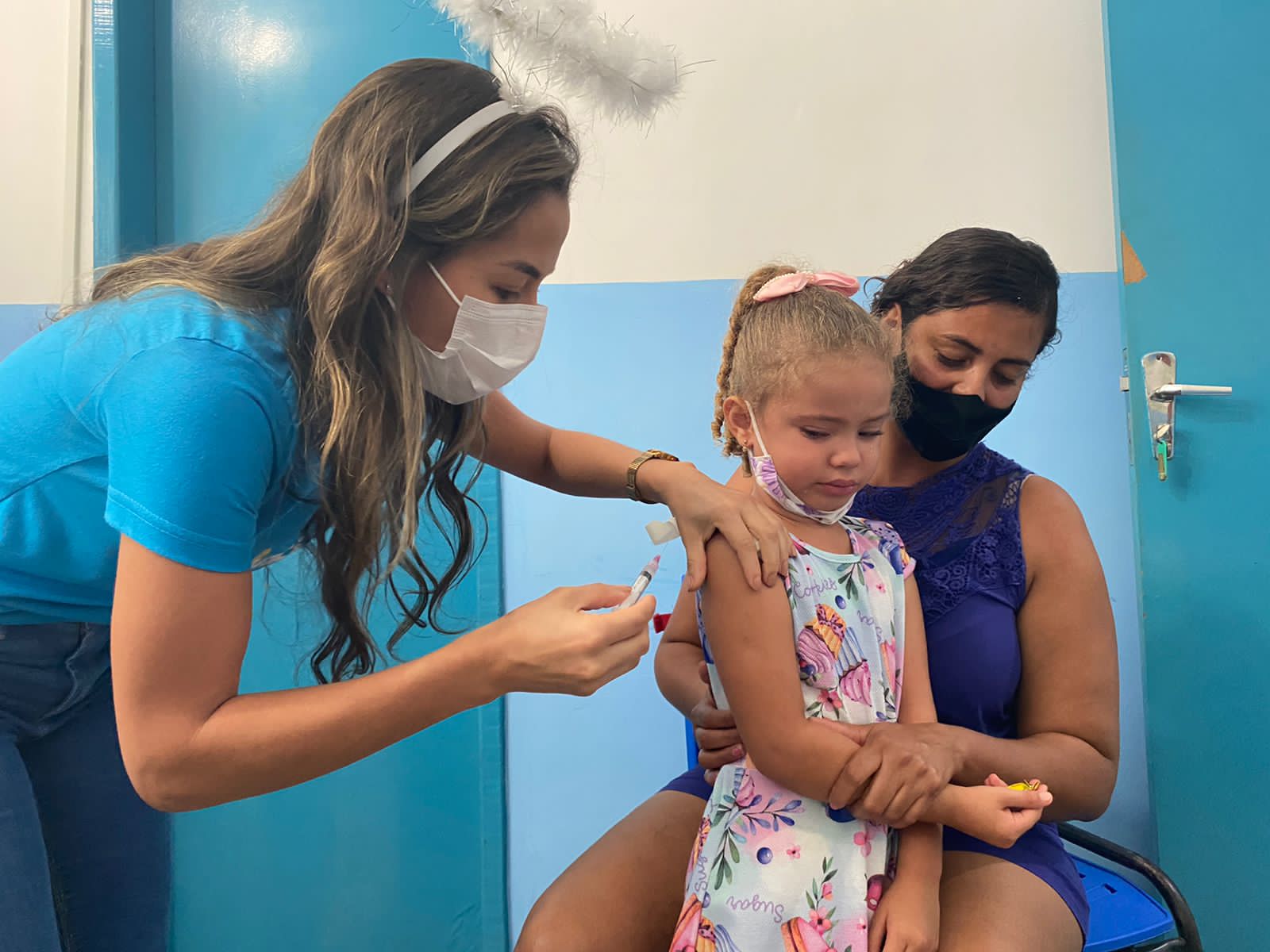 Más de mil personas en Alagoinhas fueron vacunadas durante el día D para vacunación contra la gripe y el sarampión
