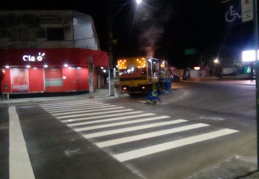Mais segurança: Faixas de pedestres são revitalizadas com materiais de alta resistência