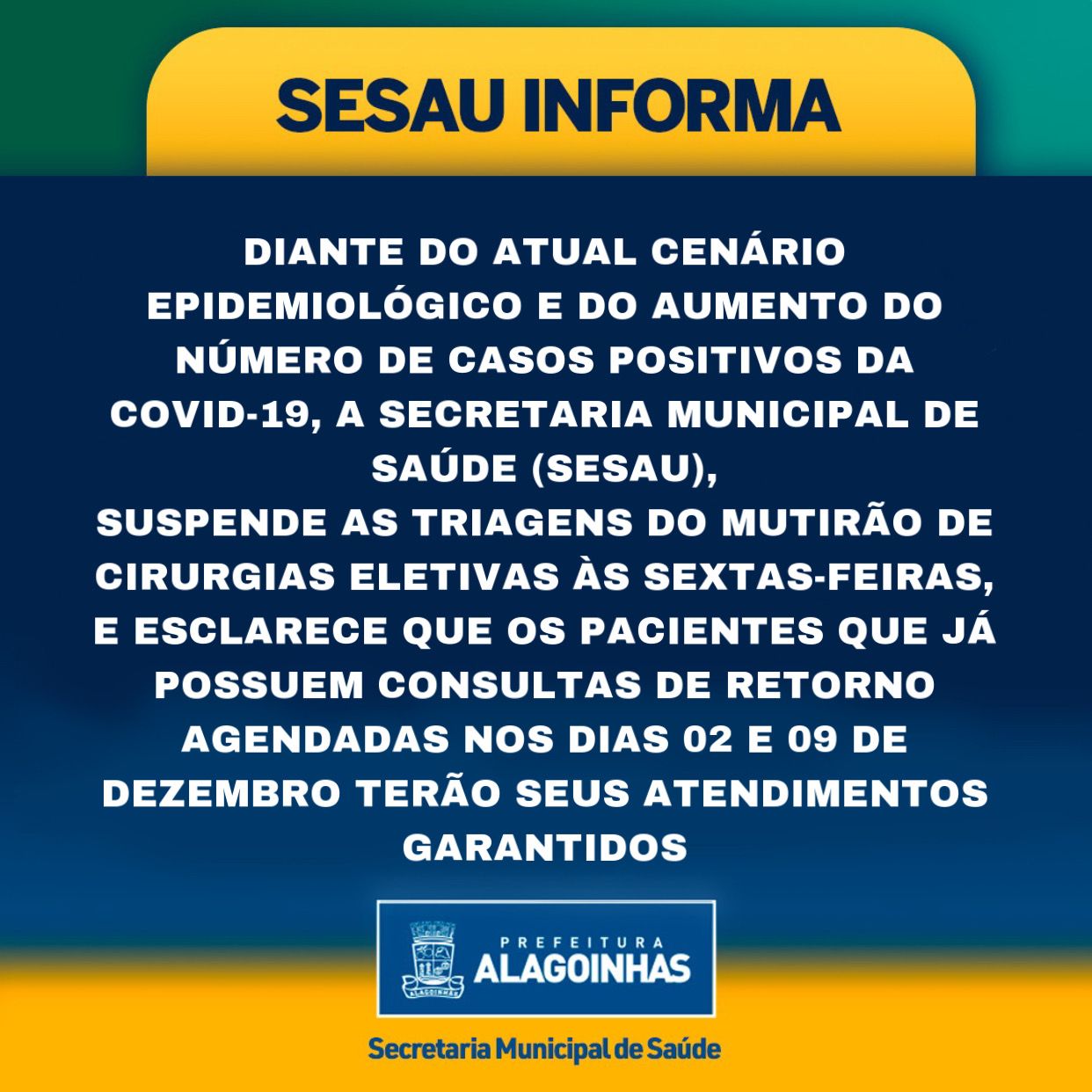 Triagem para cirurgias eletivas acontece todas as segundas e sextas-feiras  no Centro de Cirurgias Eletivas