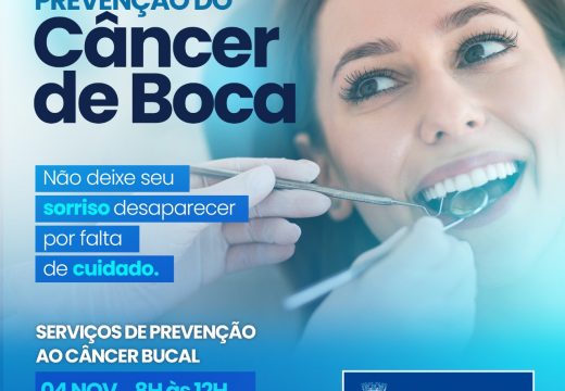 Alagoinhas celebra a “Semana de prevenção do câncer de boca”