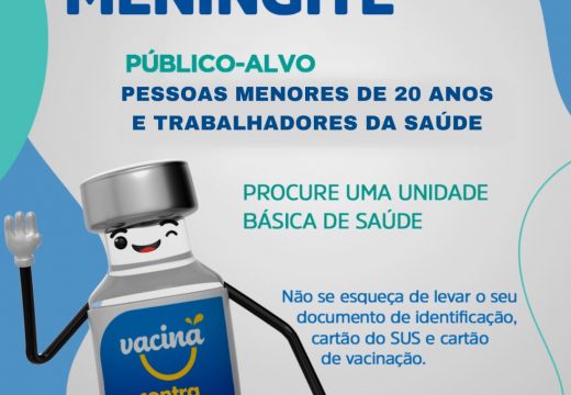 Prefeitura intensifica vacinação contra Meningite