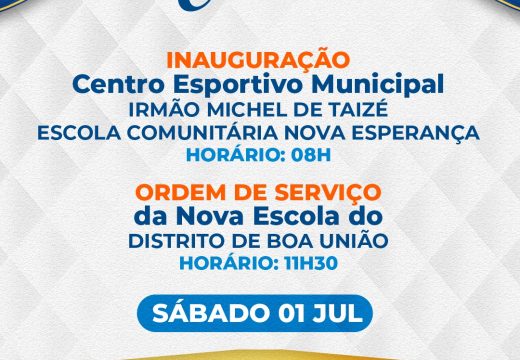 Novo Centro Esportivo Municipal será inaugurado neste sábado, 01