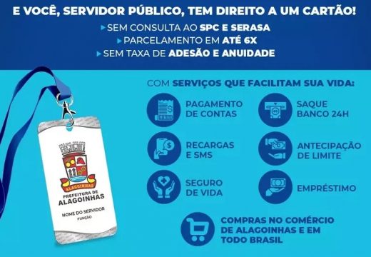 Novos cartões BigCard já estão disponíveis para os servidores da Prefeitura de Alagoinhas