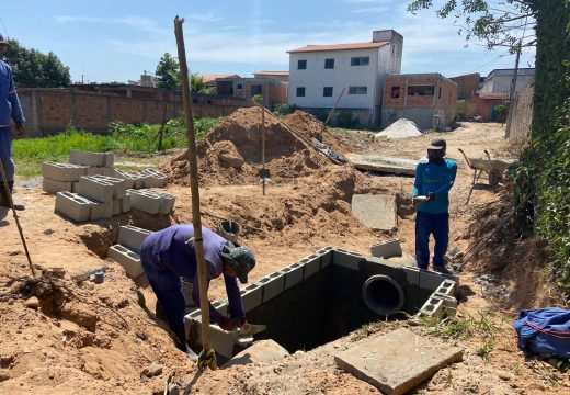 Para eliminar alagamento, Prefeitura inicia obra de drenagem na travessa Nossa Senhora da Conceição