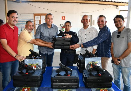 Guarda Civil Municipal recebe pistolas calibre 380 e reforça a Segurança Pública no município