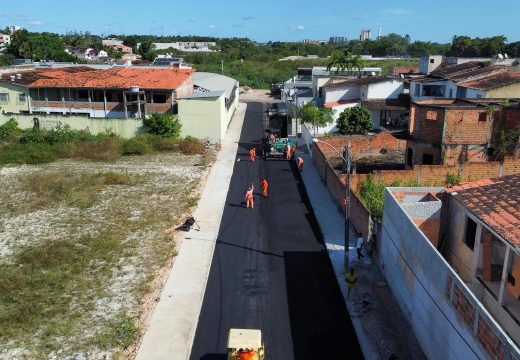 Prefeitura de Alagoinhas conclui obra de pavimentação no Parque Regente