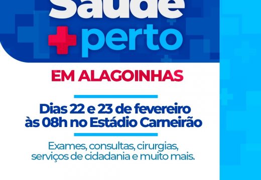 Mais de 12 mil atendimentos serão ofertados durante a Feira Saúde Mais Perto