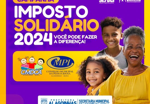 Imposto solidário, declare seu amor: reverta seu Imposto de Renda em benefícios para idosos, crianças e adolescentes do município