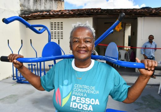 Prefeitura de Alagoinhas inaugura academia ao ar livre no Centro de Convivência para Pessoas Idosas