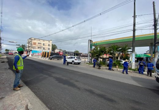 Alagoinhas+: Avenida Juracy Magalhães é requalificada e recebe microrrevestimento asfáltico