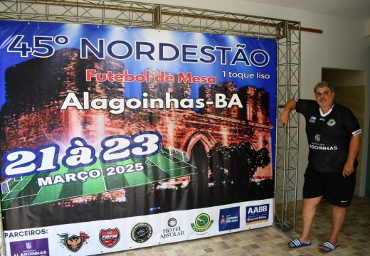 Alagoinhas recebe Nordestão de Futebol de Mesa