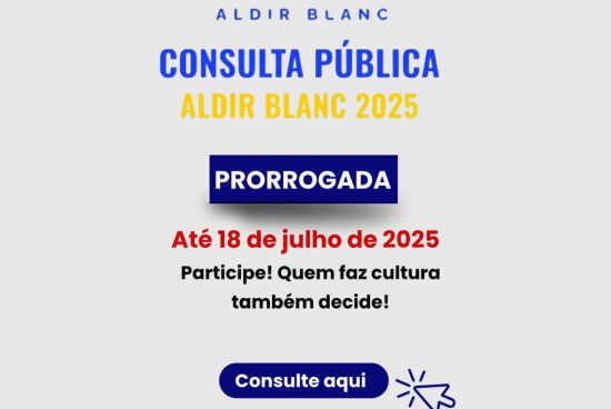 Prefeitura de Alagoinhas estende prazo para resposta à consulta pública sobre execução do segundo ciclo da Política Nacional Aldir Blanc