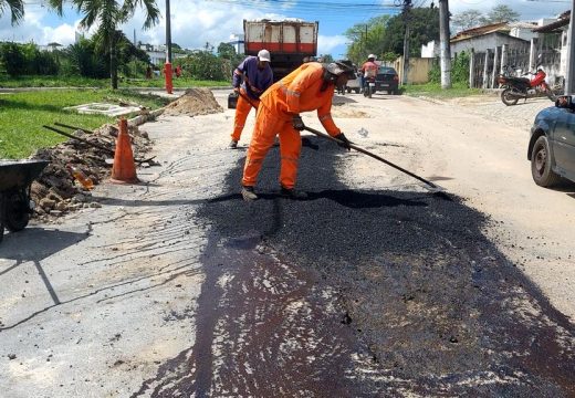 Prefeitura segue com manutenção em toda cidade