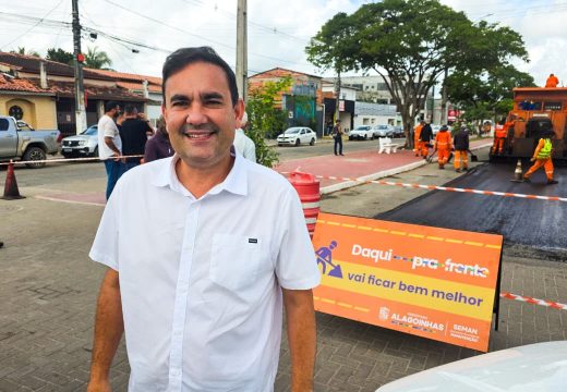 Melhorias na avenida Luís Viana avançam com ações de zeladoria em Alagoinhas