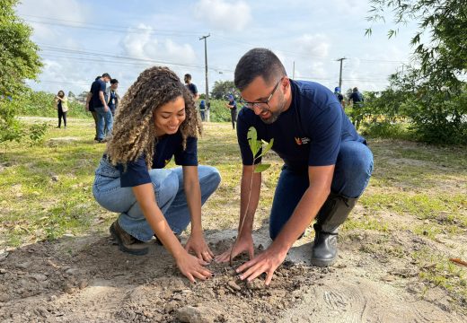 Alagoinhas planta mudas nativas para recuperar a mata ciliar da Fonte dos Padres