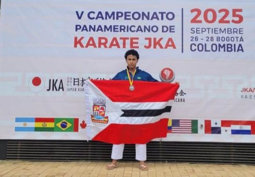 Karateca alagoinhense conquista prata em Campeonato Pan-Americano na Colômbia