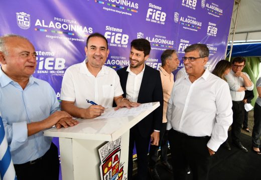 Assinada a Ordem de Serviço para Construção da Unidade Integrada SESI/SENAI em Alagoinhas