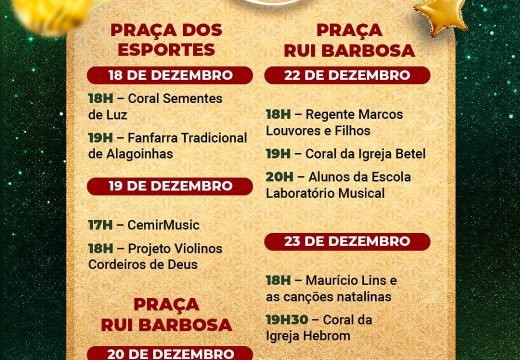 Prefeitura segue com programação especial de Natal em Alagoinhas