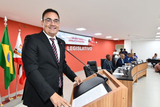“Em 2026 vamos ampliar os investimentos e fortalecer as políticas públicas”, diz Gustavo Carmo em abertura dos trabalhos da Câmara