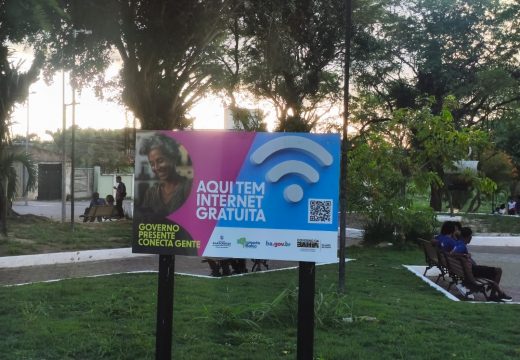 Alagoinhas ganha mais três pontos de WI-FI gratuitos em praças públicas