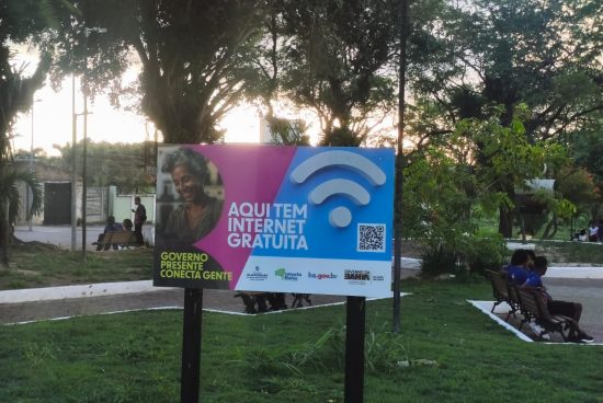 Alagoinhas ganha mais três pontos  de WI-FI gratuitos em praças públicas