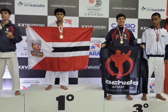 Menino de ouro: Yan Melo conquista bicampeonato brasileiro de karatê em Belém (PA)