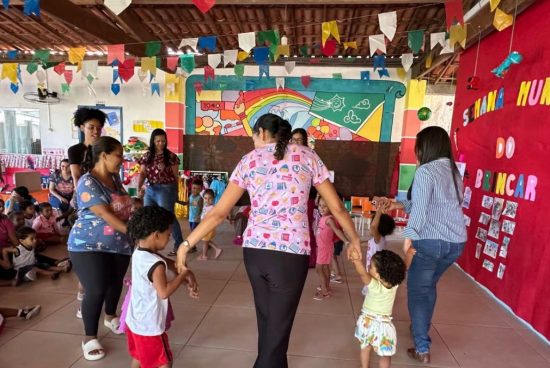 Creche Rosário da Caridade realiza programação especial durante a Semana Mundial do Brincar