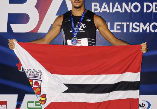 Atleta de Alagoinhas conquista prata em Campeonato Baiano de Atletismo