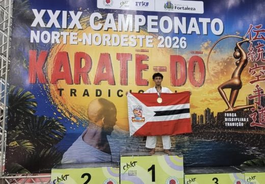 Jovem alagoinhense conquista tricampeonato Norte-Nordeste de Karatê