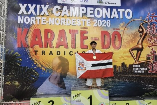 Jovem alagoinhense conquista tricampeonato Norte-Nordeste de Karatê