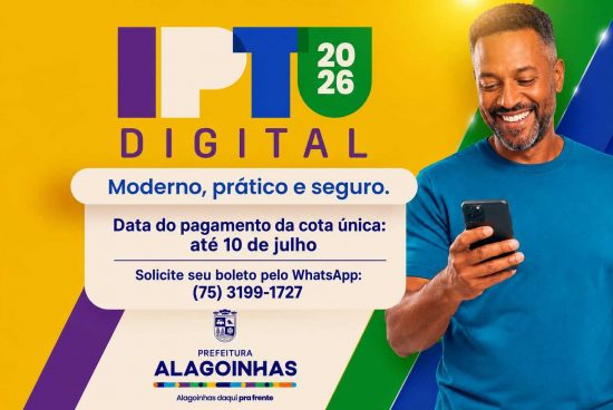 Prazo para pagamento do IPTU com 13% de desconto termina no dia 10 de julho
