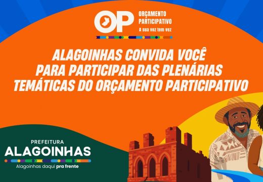 Superintendência de Participação Popular convida para as Plenárias Temáticas do Orçamento Participativo 2026