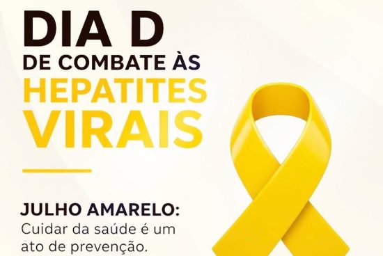 Julho Amarelo: Alagoinhas mobiliza saúde pública contra as hepatites virais e realiza “Dia D” de testagem rápida