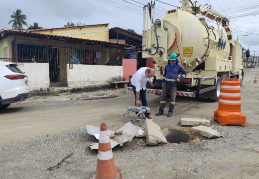 Ação preventiva utiliza tecnologia para identificar problemas em redes de drenagem de Alagoinhas