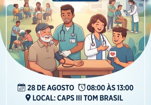 CAPS III realiza Grande Feira de Saúde dedicada à saúde do homem nesta sexta, 28