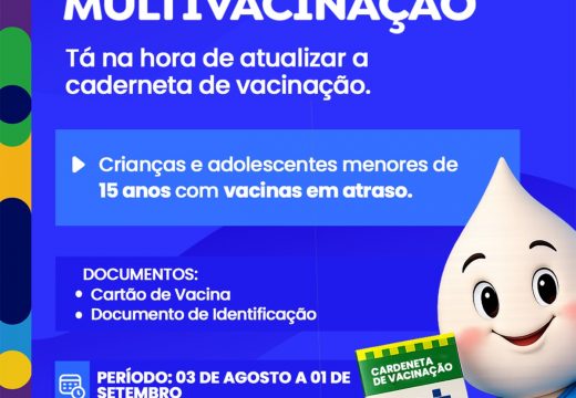 Prefeitura de Alagoinhas inicia campanha de multivacinação para atualização de caderneta