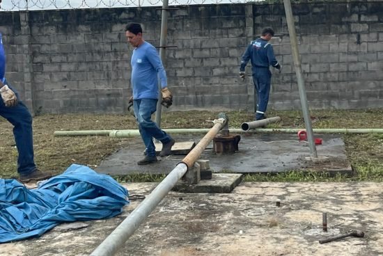 SAAE reativa poço para ampliar oferta de água ao Hospital Estadual do Litoral Norte
