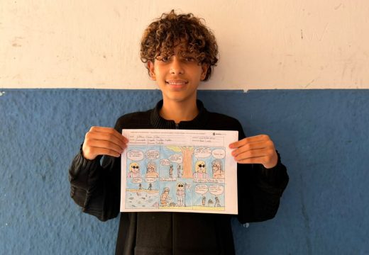 Estudante da Rede Municipal de Alagoinhas conquista 1º lugar em concurso de histórias em quadrinhos da Bracell Social