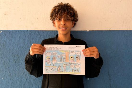 Estudante da Rede Municipal de Alagoinhas conquista 1º lugar em concurso de histórias em quadrinhos da Bracell Social